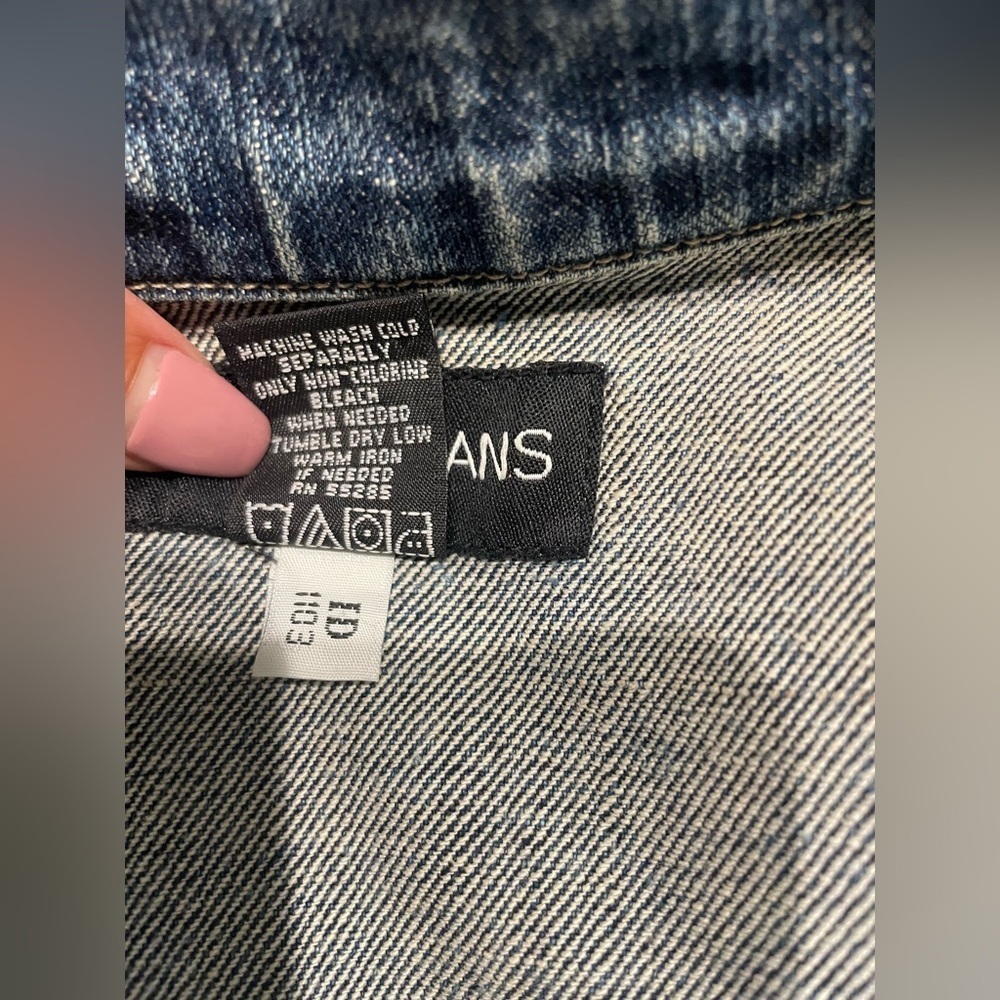 Express Blue Denim Jacket - Picture 7 of 7